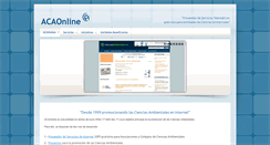 Desktop Screenshot of acaonline.es